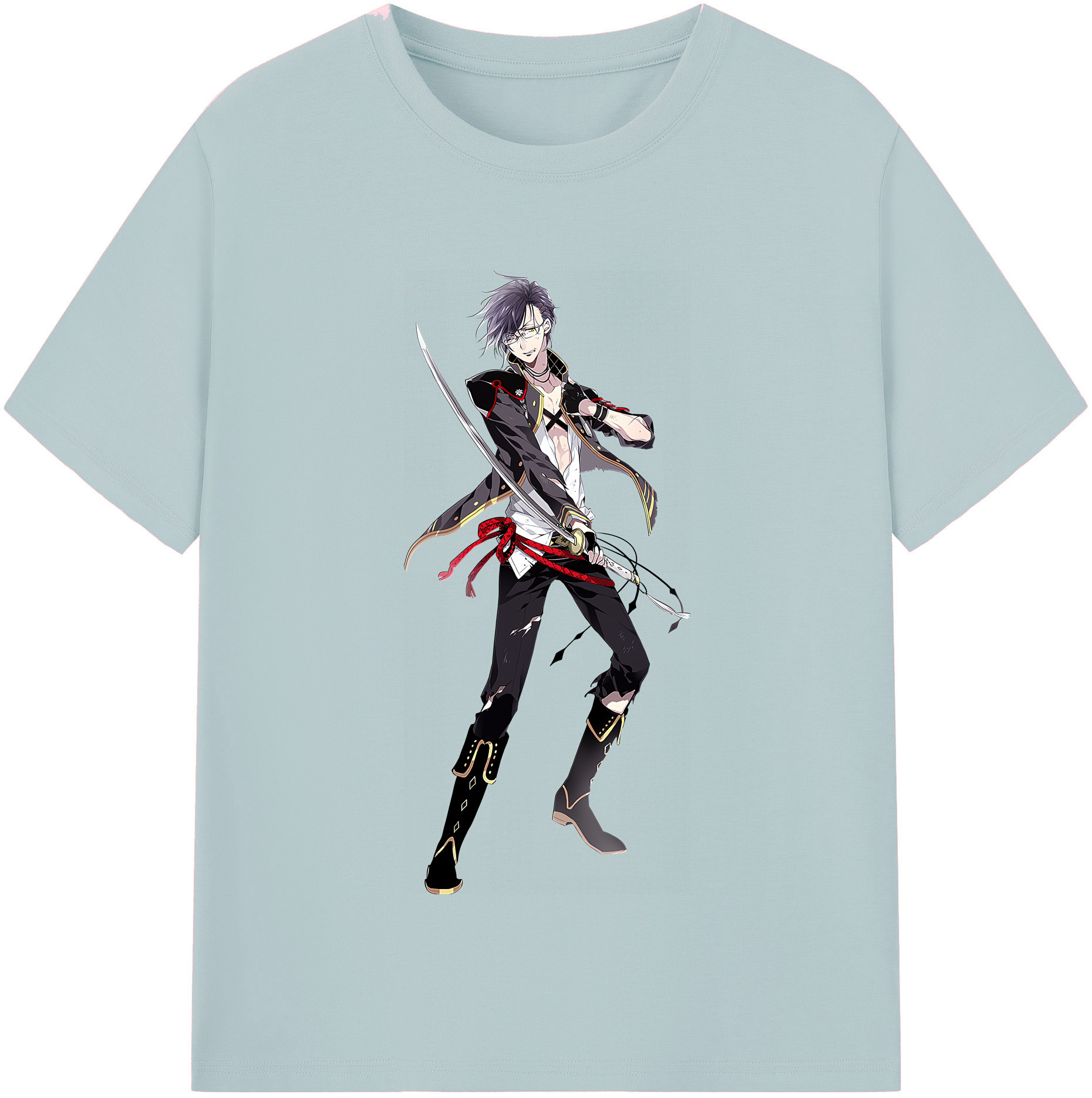 （画像用） 刀剣乱舞 Touken Ranbu 綿100％半袖Tシャツ（フロントプリント）